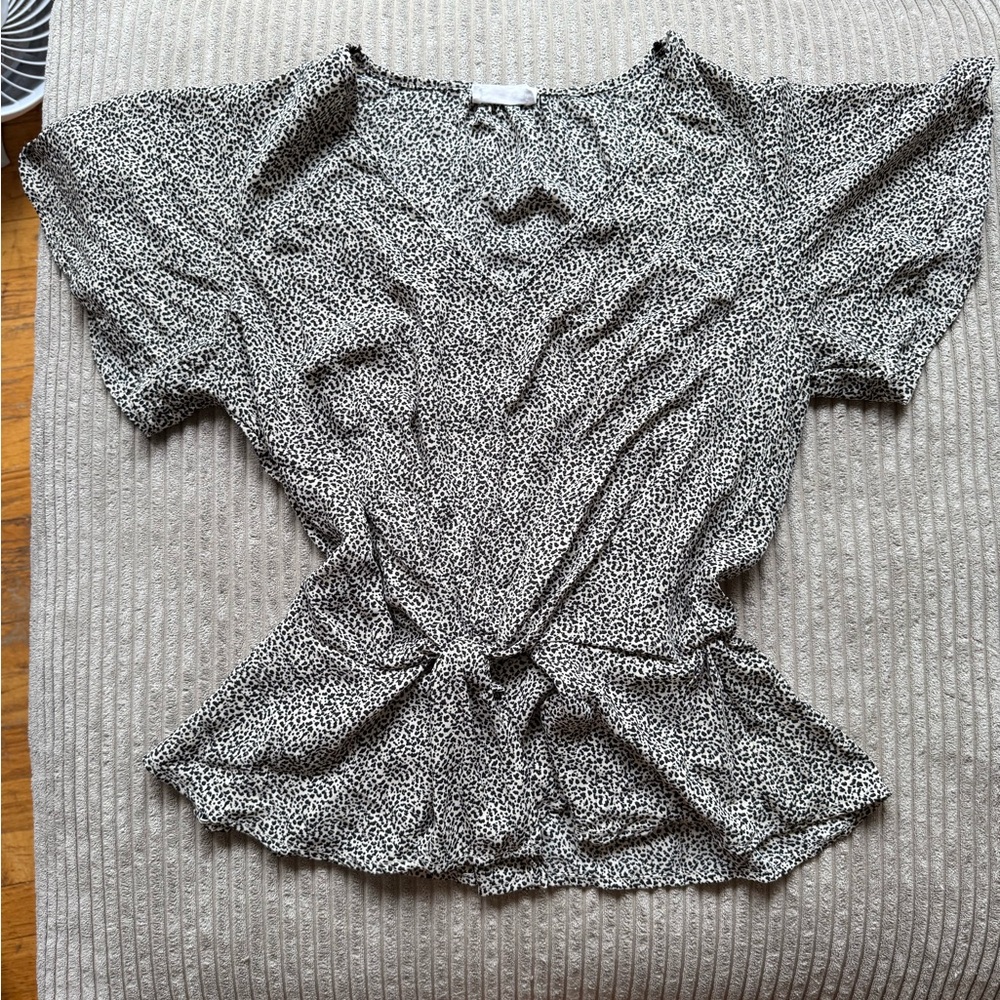 Sienna Sky Monochrome Patterned Blouse